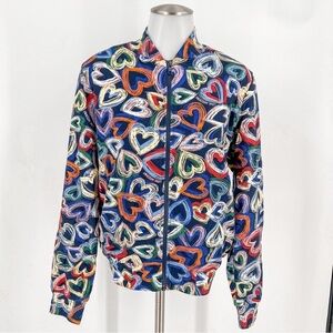 NWT Love Moschino bomber jacket with hearts design
